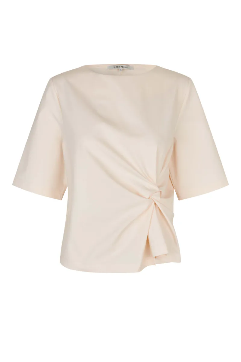 Arkai Drape Tee, Eggnog