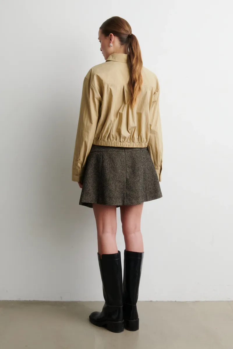 Emi Mini Skirt, Demitasse