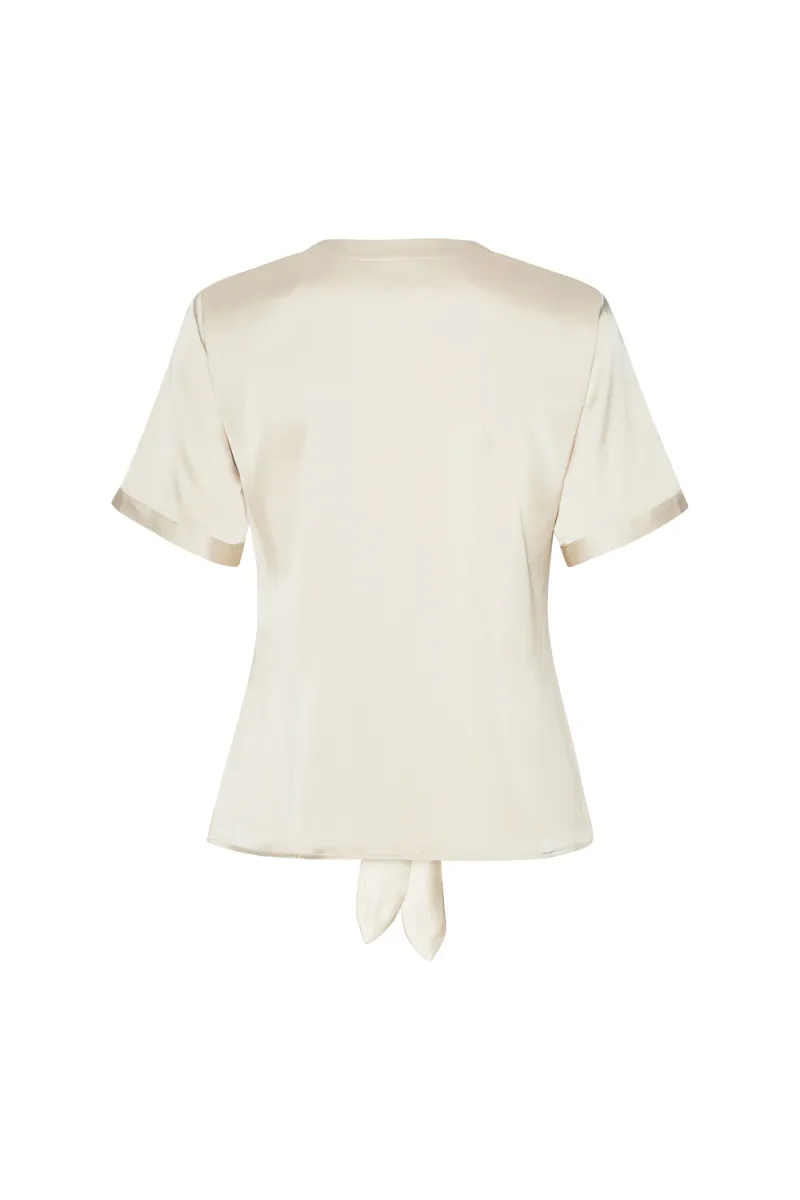Blair Blouse (short) - Semi Rich Porcelain