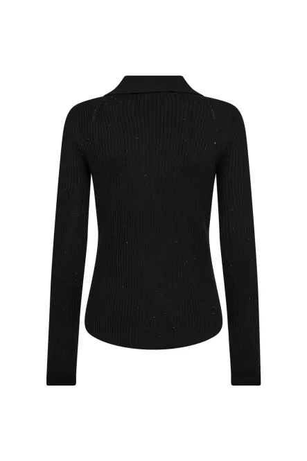 Hovedbilde Ronika Wool Knit Polo, Black