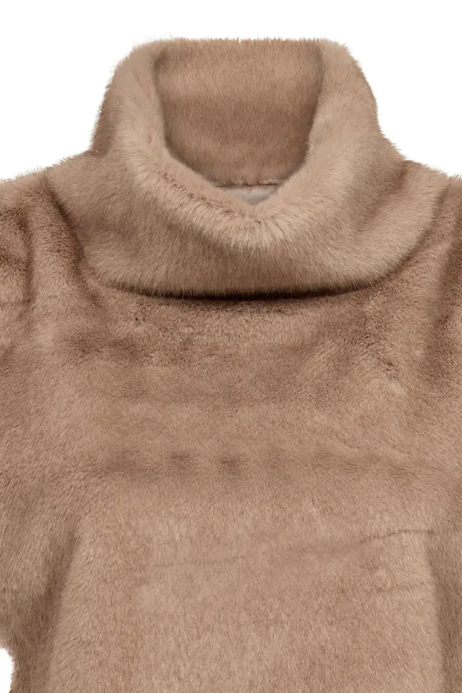 Fera Faux Collar, Creme