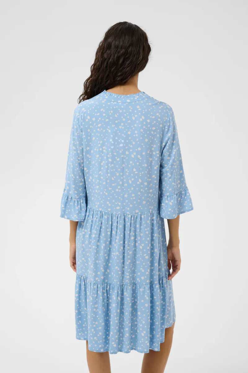 Eda Dress, Allure Ice Small Blooms