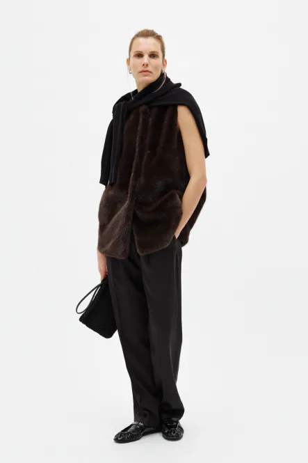 Hovedbilde Yasminah Waistcoat, Chocolate Brown