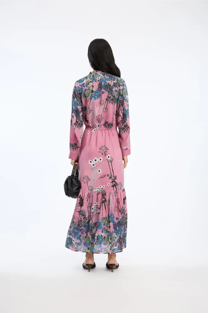 Bernadette Dress, Print Berry