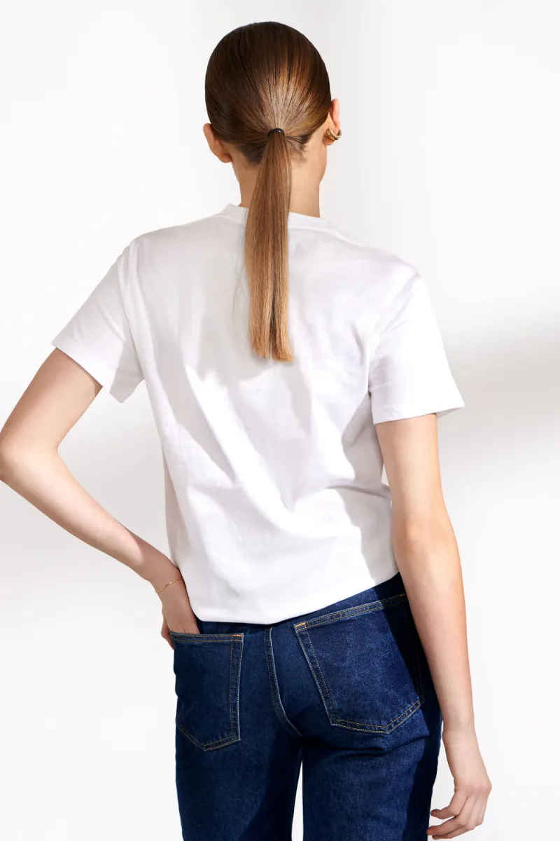 Crew-Neck Regular, White