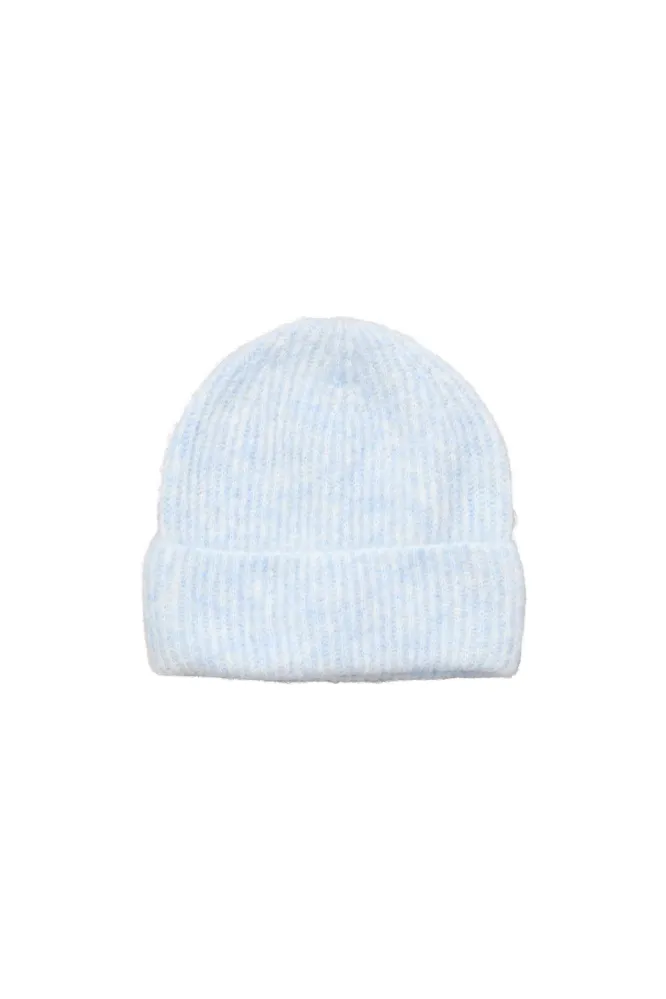 Alpaca-Wool Beanie, Skyway Blue