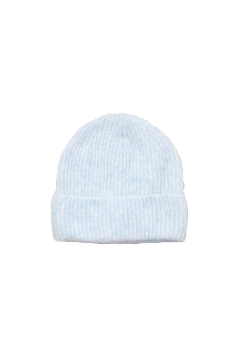 Alpaca-Wool Beanie, Skyway Blue
