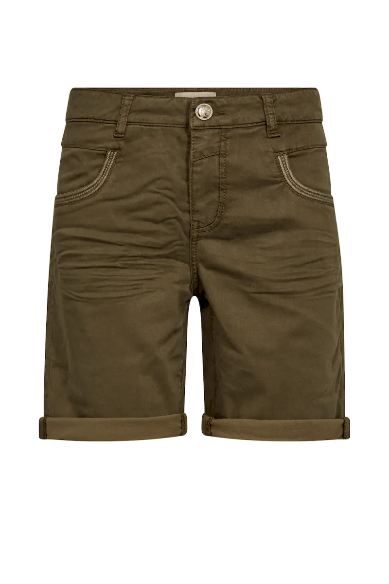 Naomi Treasure Shorts, Burnt Olive