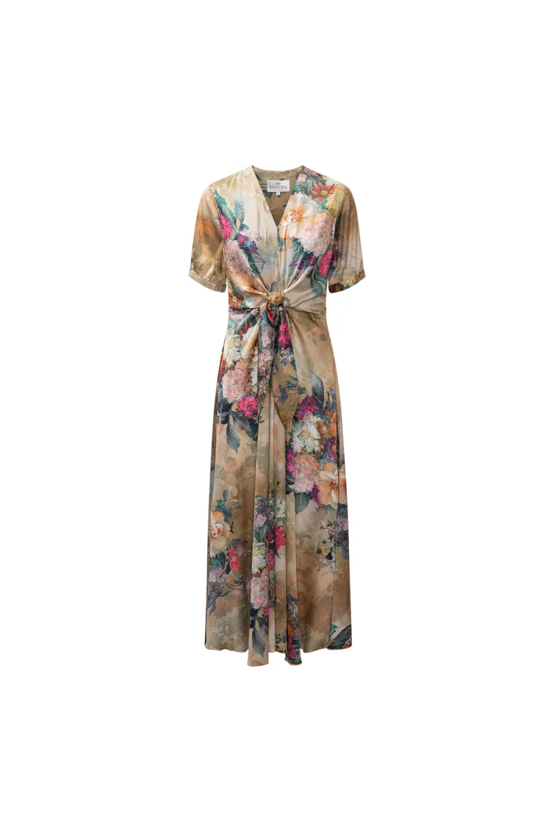 Faye Dress, Gold Blossom