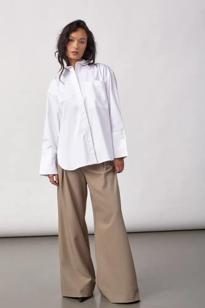 Dalia Oversize Shirt, White