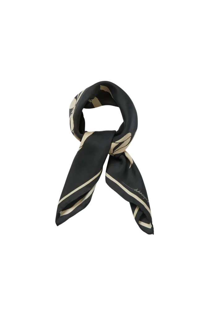 Bow Twill Sia Scarf 
