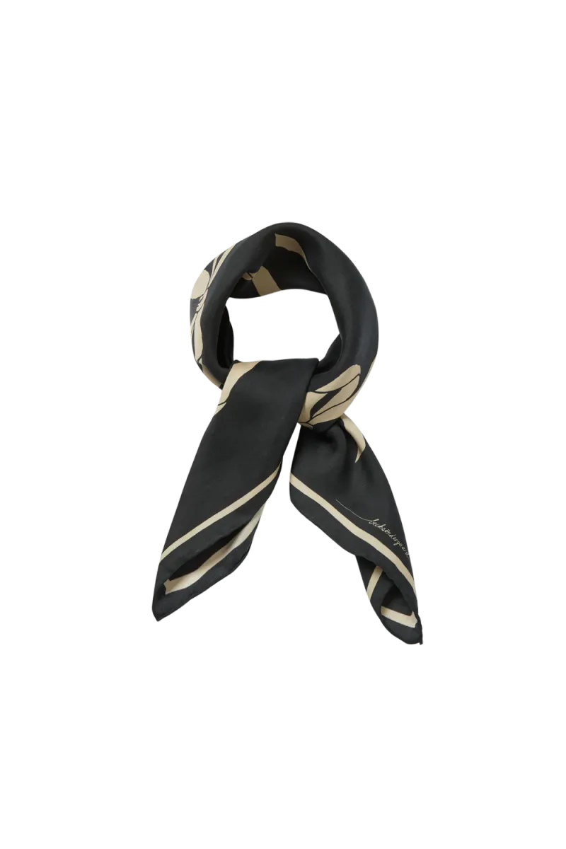 Bow Twill Sia Scarf 