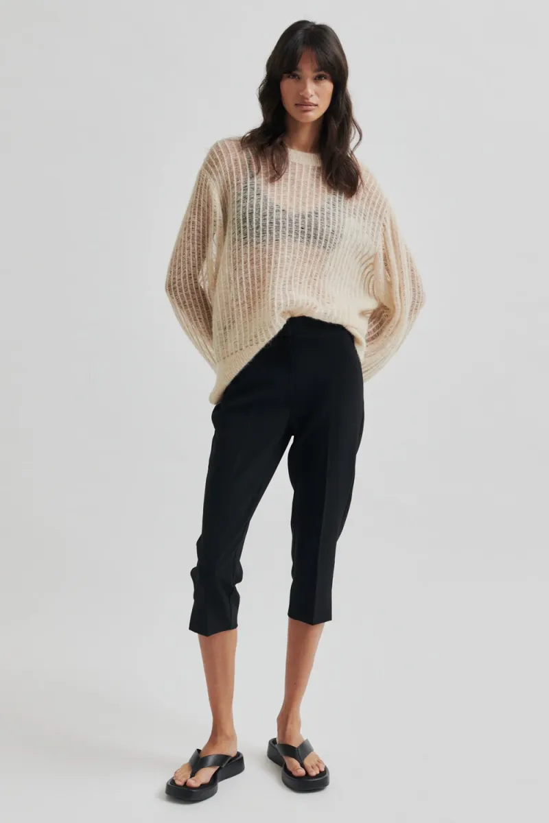 Capris Trousers, Black
