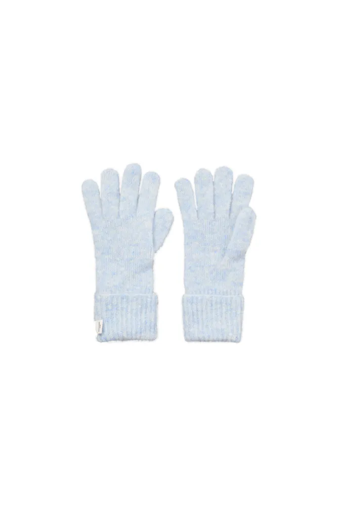 Alpaca-Wool Glove, Skyway Blue