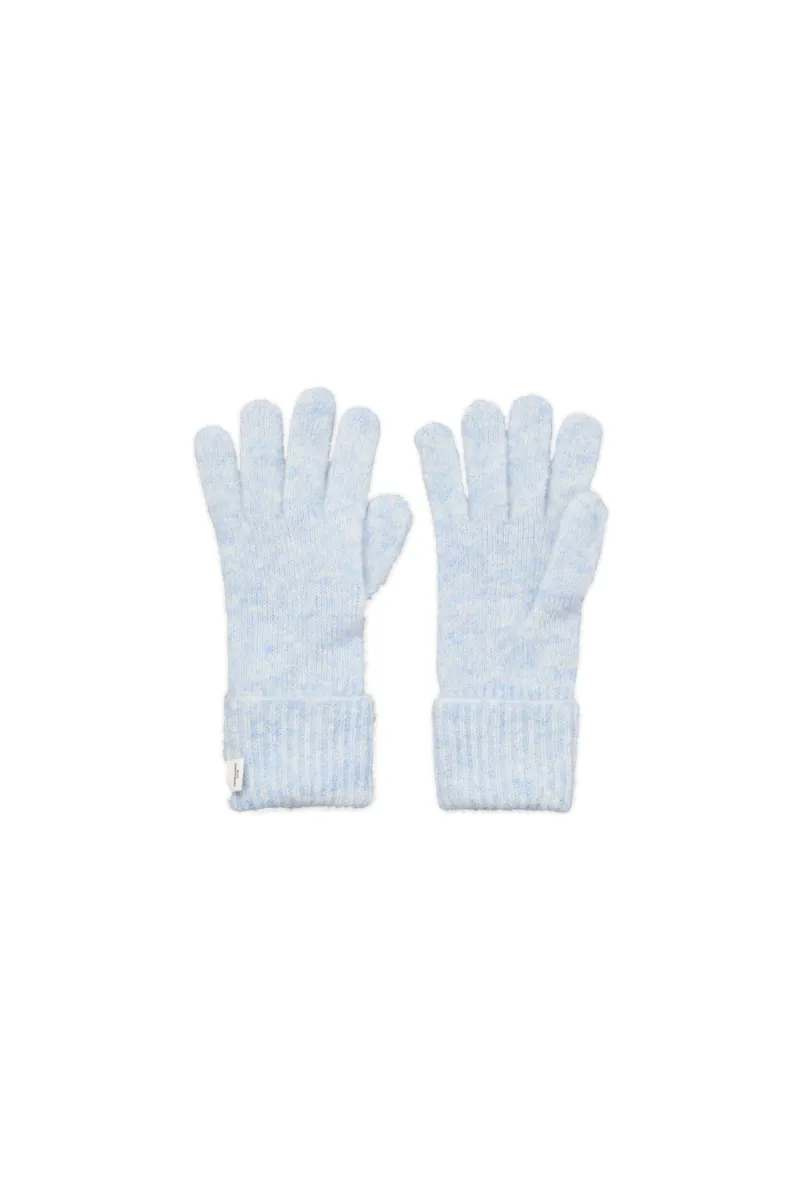 Alpaca-Wool Glove, Skyway Blue