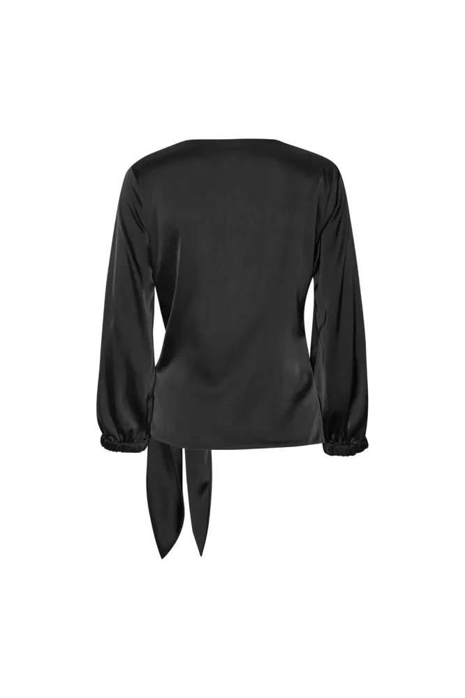 Elena Blouse, Semi Rich Black
