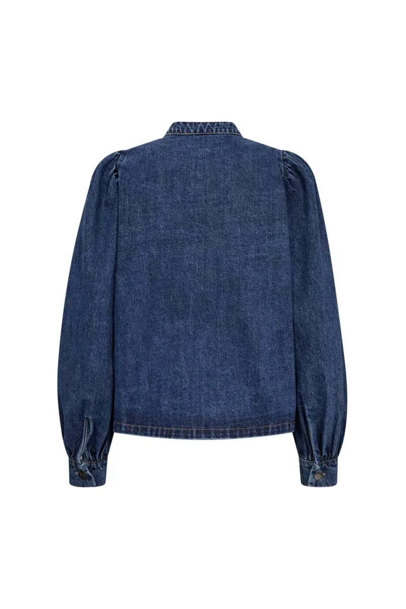 Denice LS Denim Shirt, Used Denim