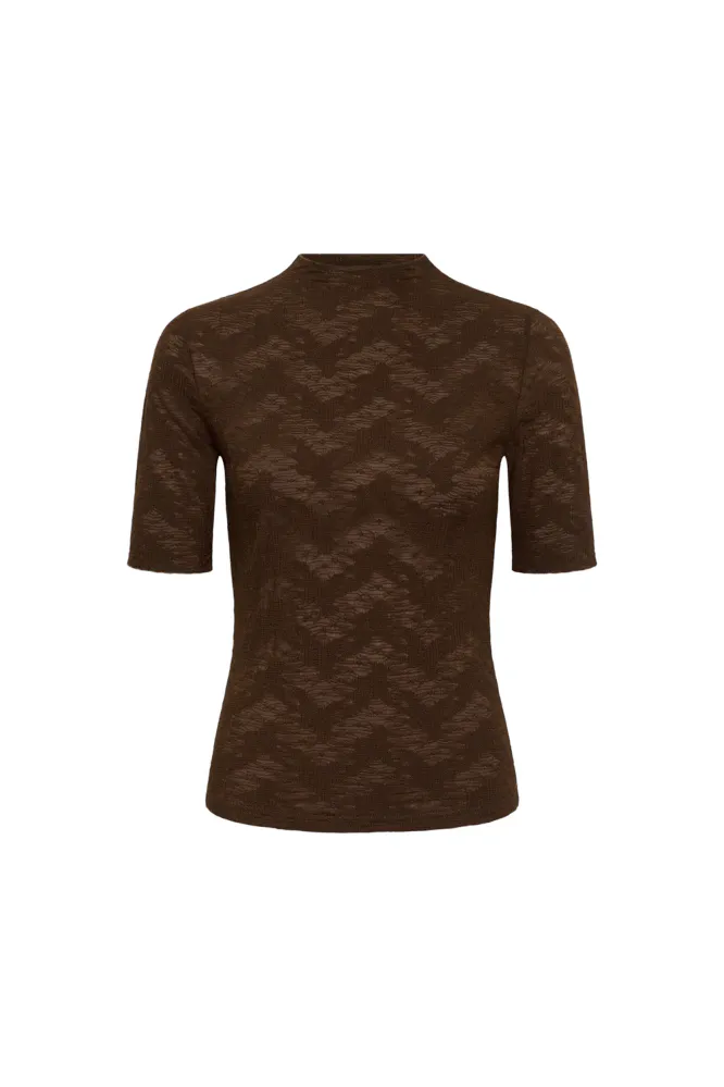 Tadea Blouse, Chocolate Brown