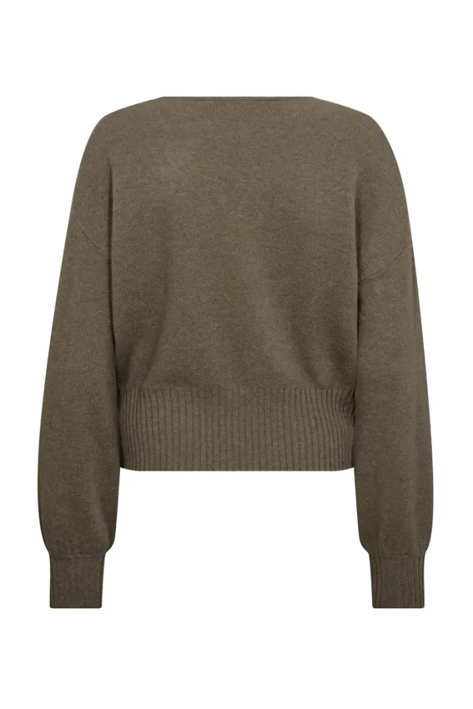 Ady Cashmere Wrap Knit, Brindle