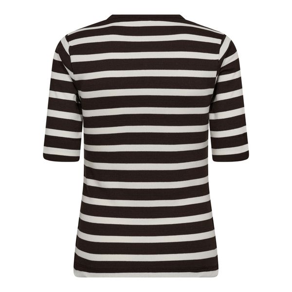 Co´Couture - Grantcc Gem Stripe Shirt 35773 - 154 - Walnut main image 1