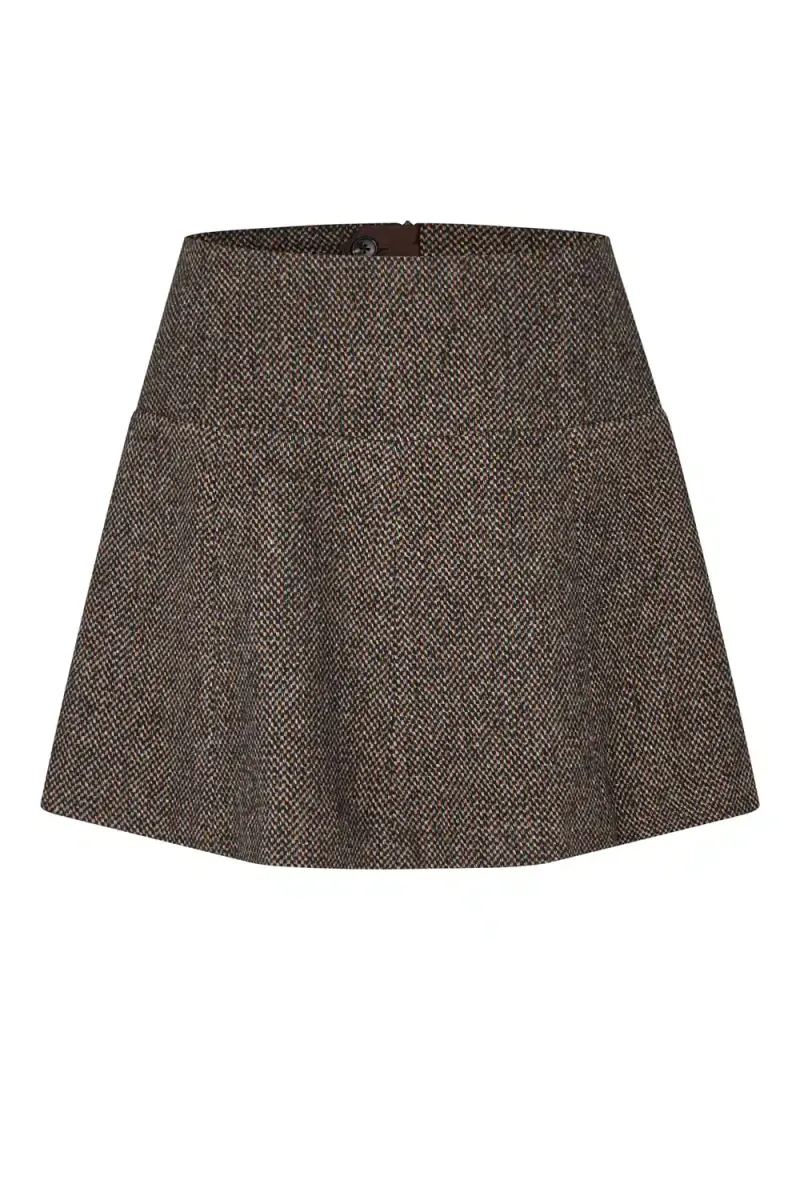 Emi Mini Skirt, Demitasse