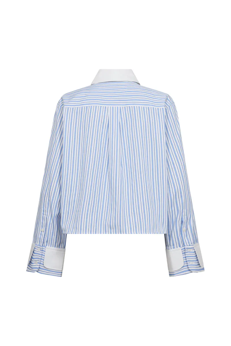 Vouge Cuff Shirt, Pale Blue