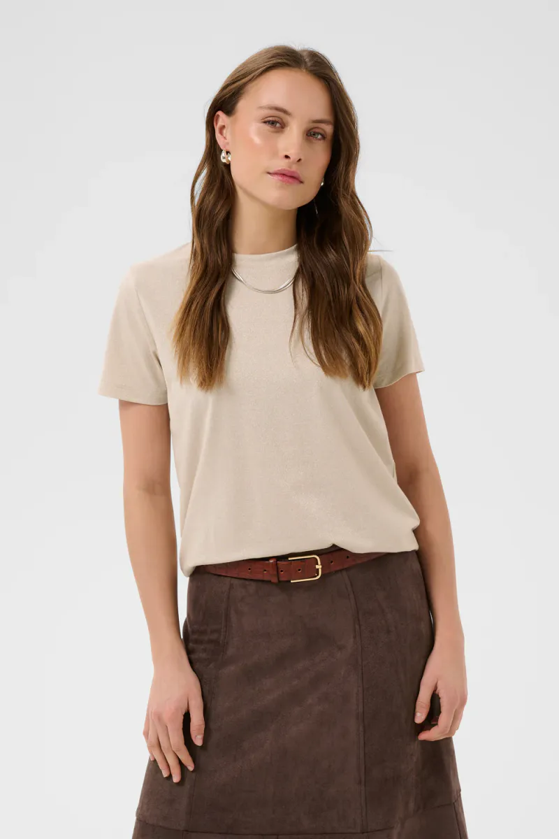 Haga Regular T-Shirt, Savannah Tan