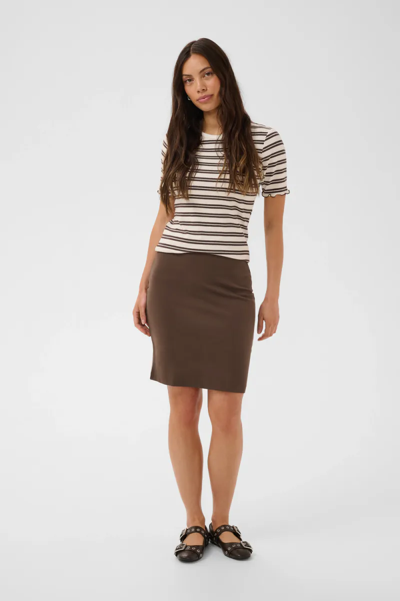 Genny Skirt, Chocolate Brown