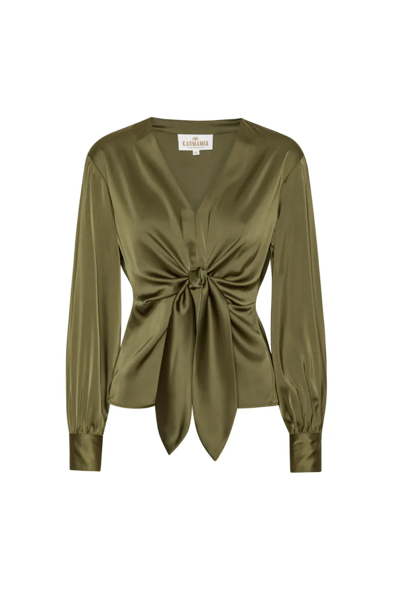 Blair Blouse, Semi Rich Olive