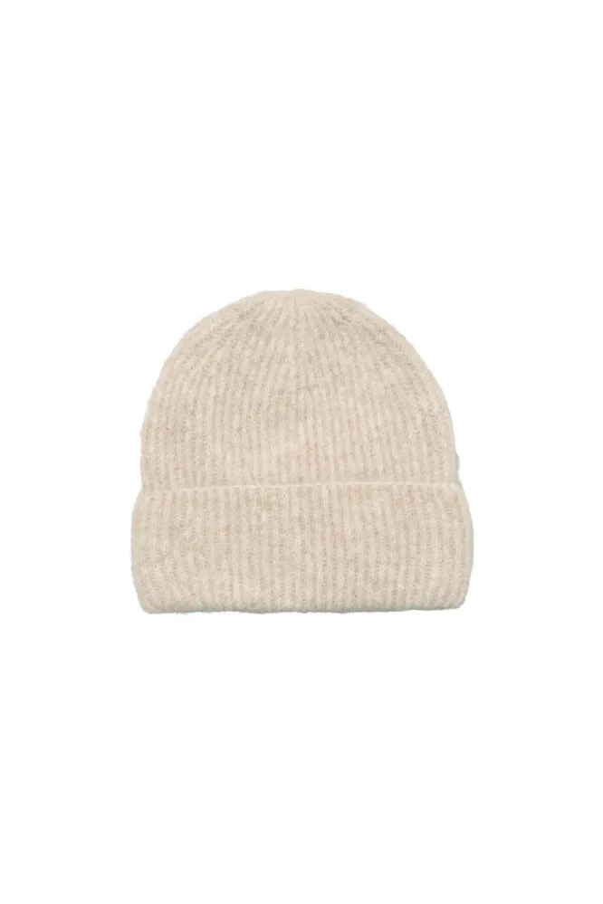 Alpaca-Wool Beanie, Simply Taupe Beige