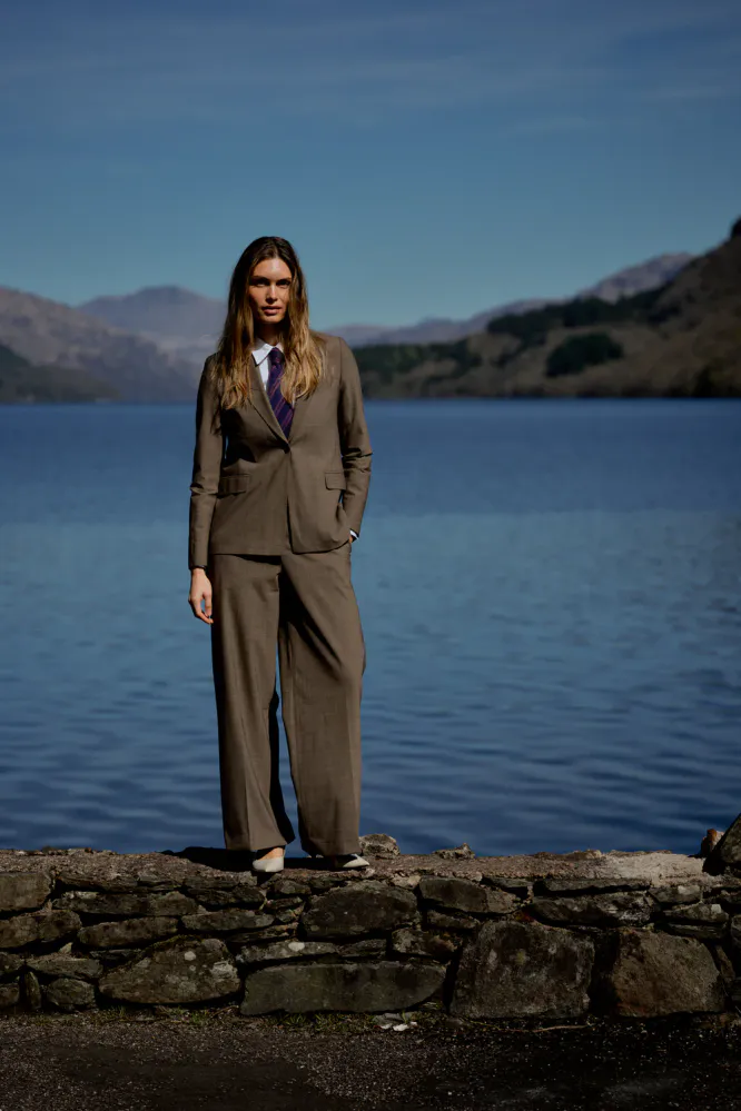 Lucey Dynamic Luxe Blazer, Falcon