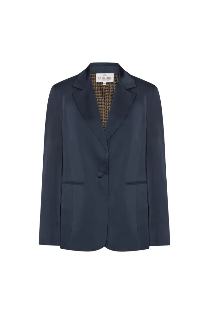 Miller Blazer, no. 8, Hammered Sapphire