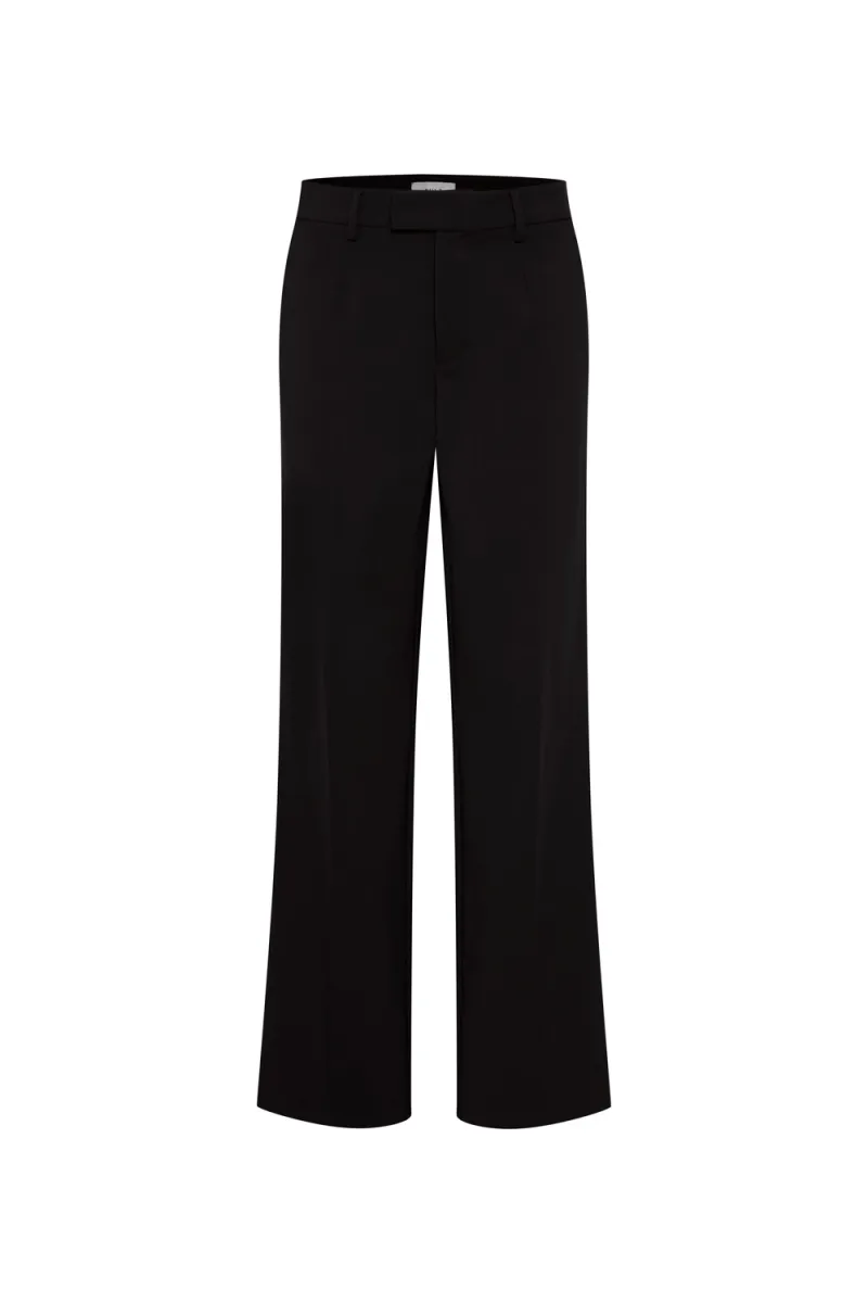 Bindy HW Pant Wide Leg, Black Beauty