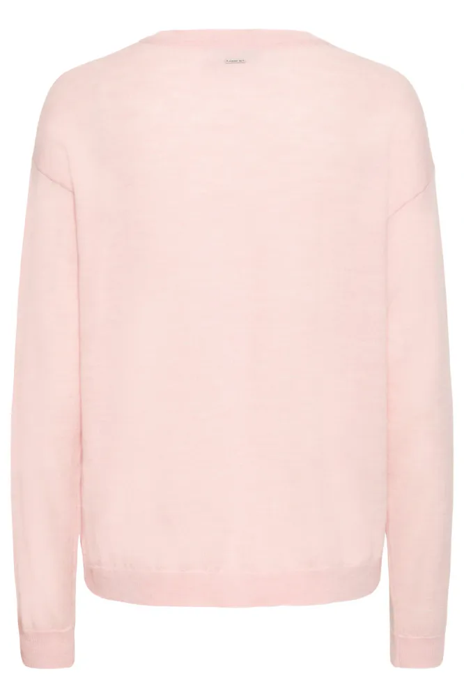 Sadie Pullover, Silver Pink Melange