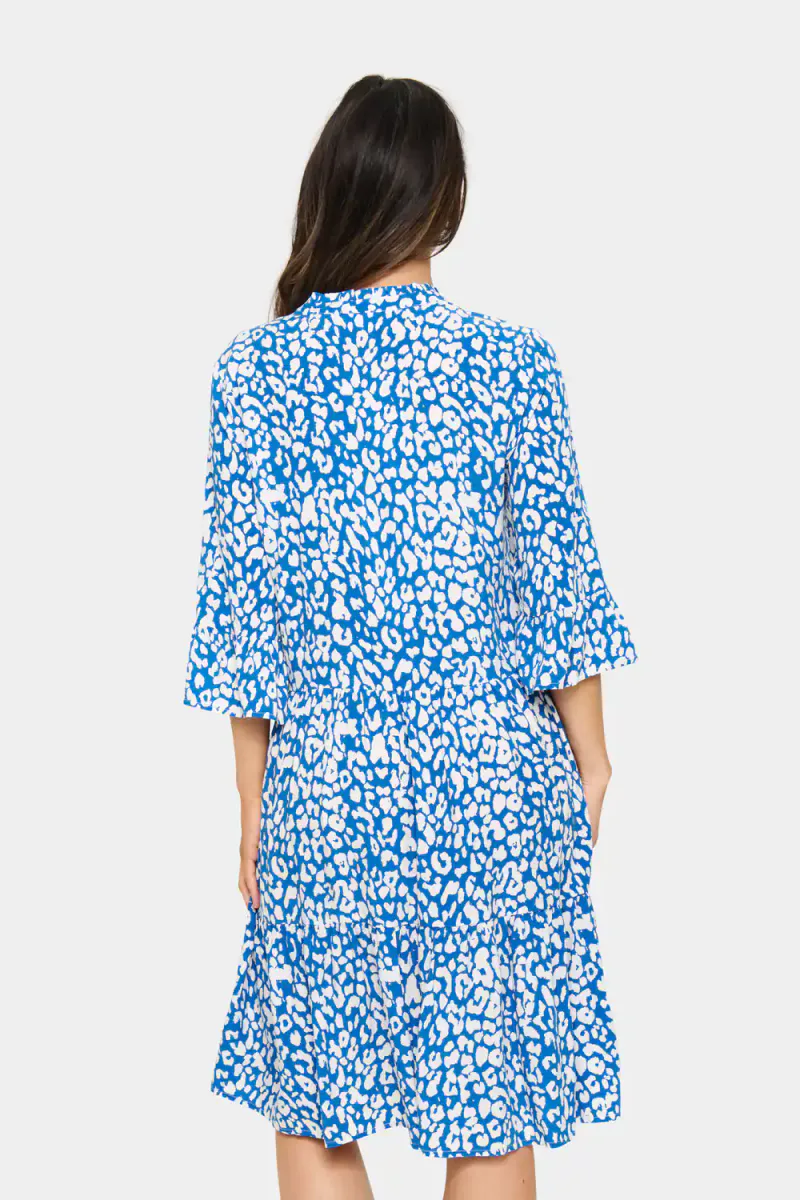 Eda Dress, Ice Blue Iolite Leopard
