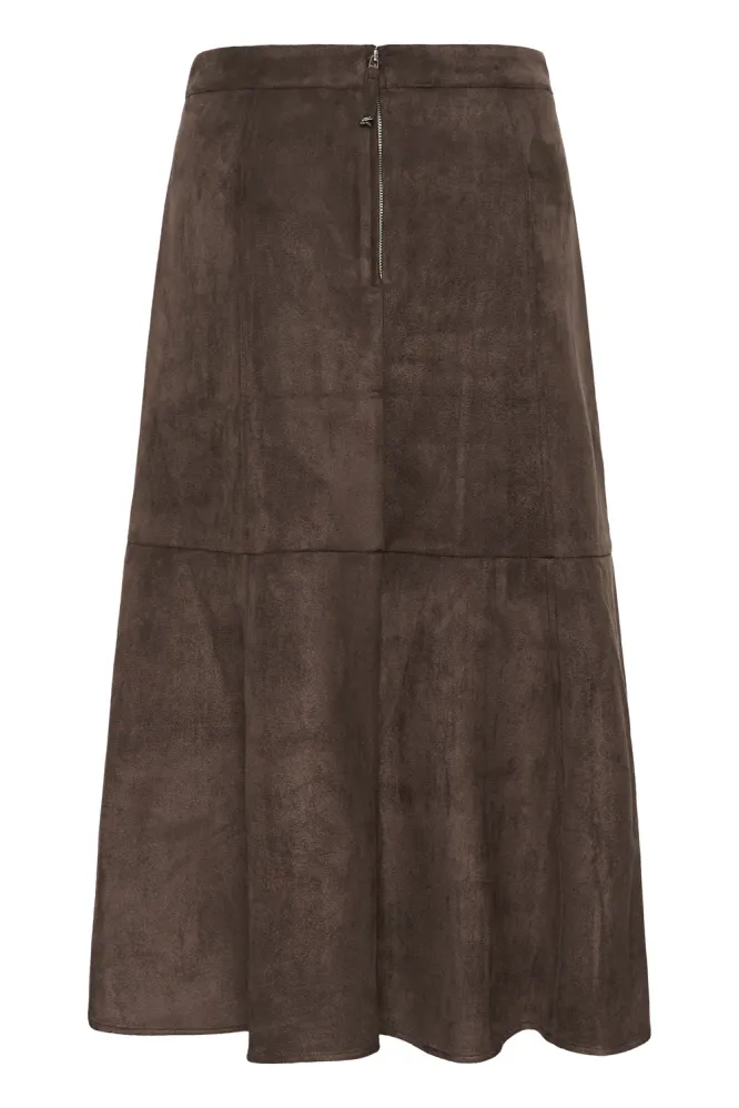 Shadow Skirt, Chocolate Brown