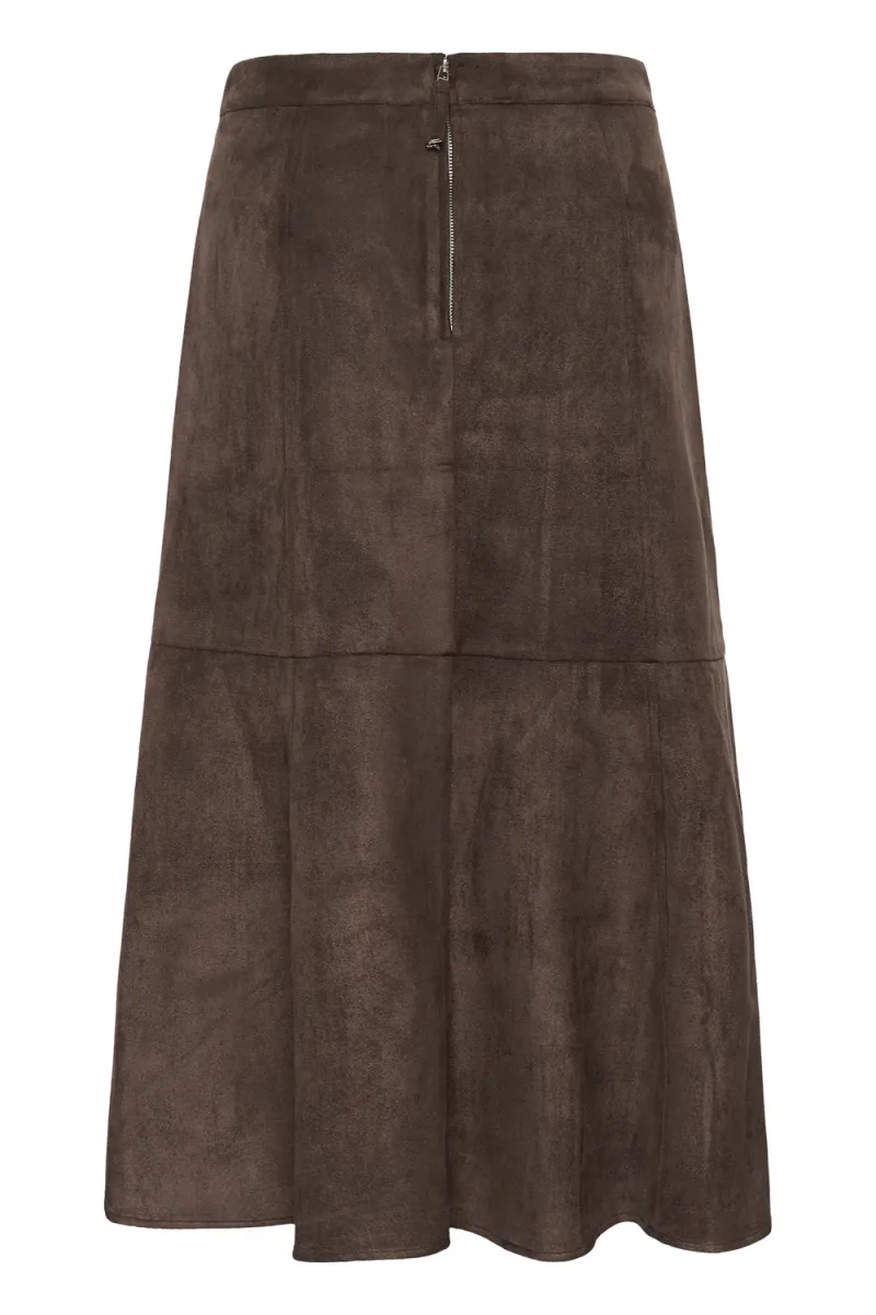Shadow Skirt, Chocolate Brown