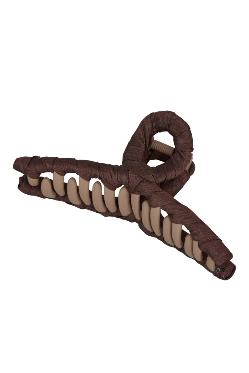 Tila Celabrina Hair Claw, Hot Fudge Brown