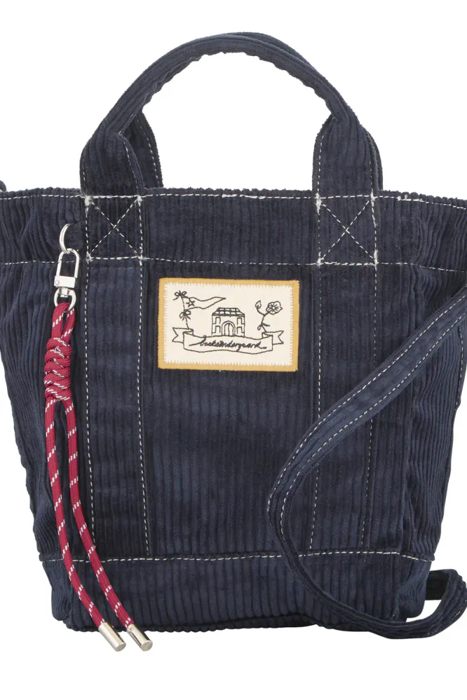 Corduroy Gene Bag, Navy Blue