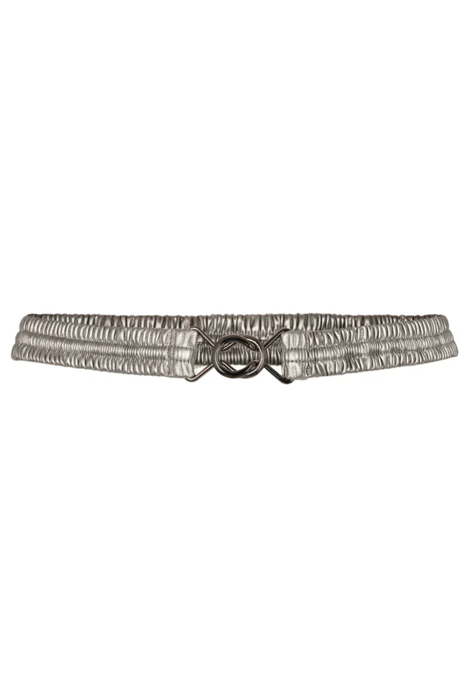 Croco Belt, Silver