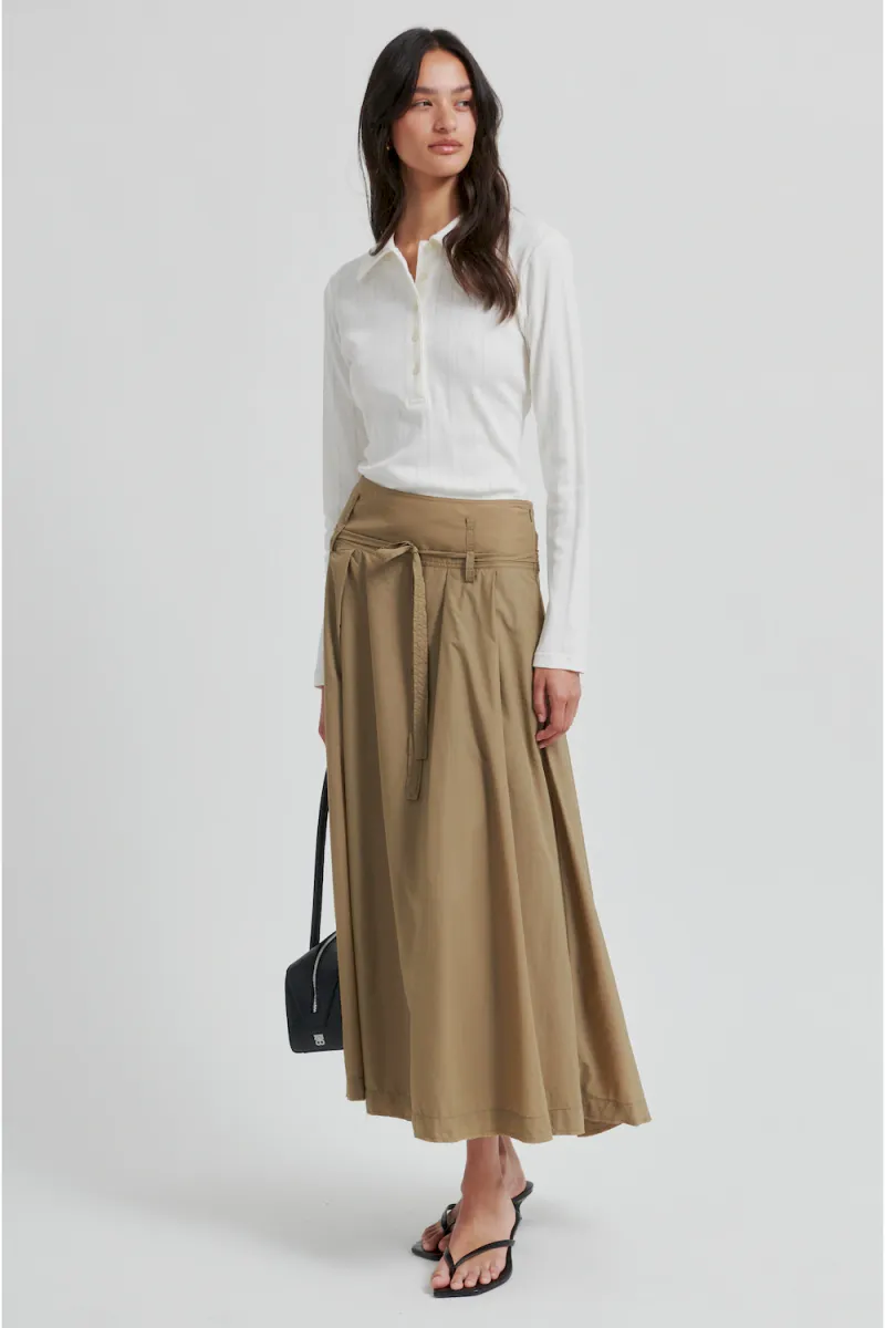Amari Skirt, Petrified Oak