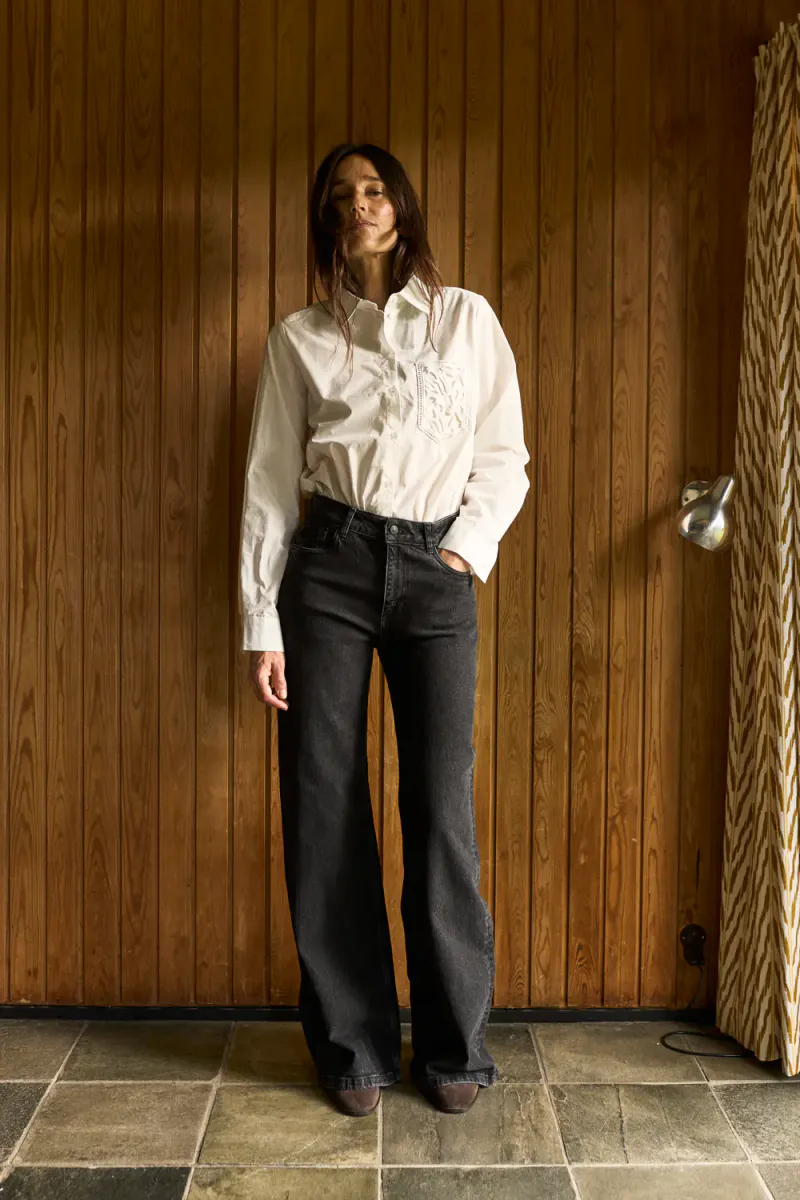 Denisa Shirt, Bright White