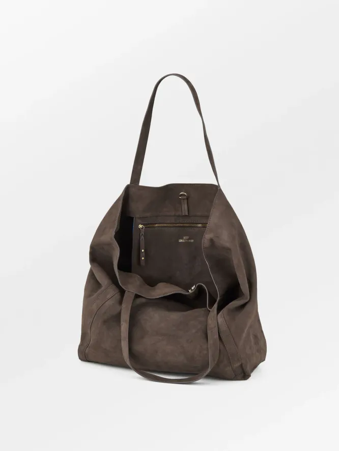 Suede Eden Bag, Hot Fudge Brown