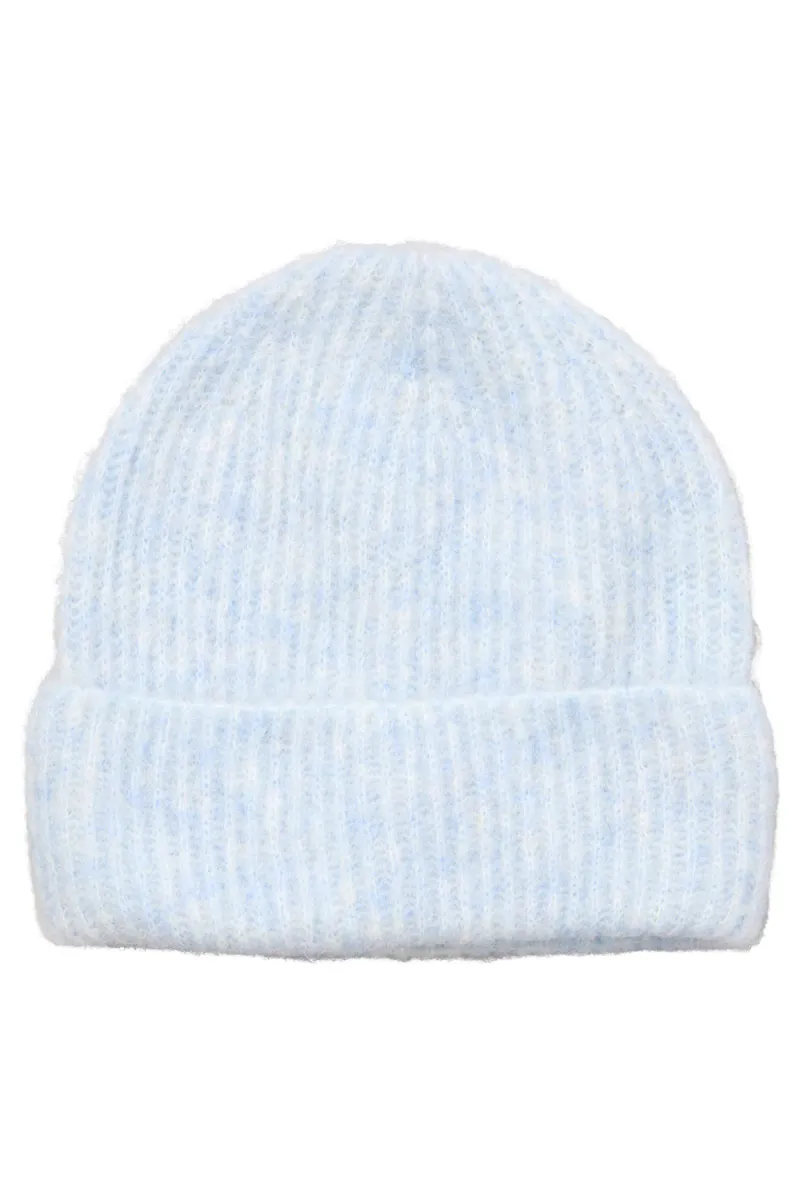 Alpaca-Wool Beanie, Skyway Blue