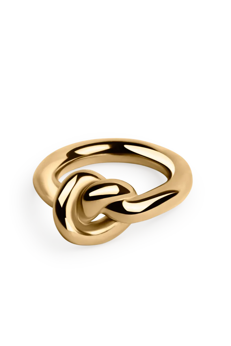 Chunky Knot Ring, Gold