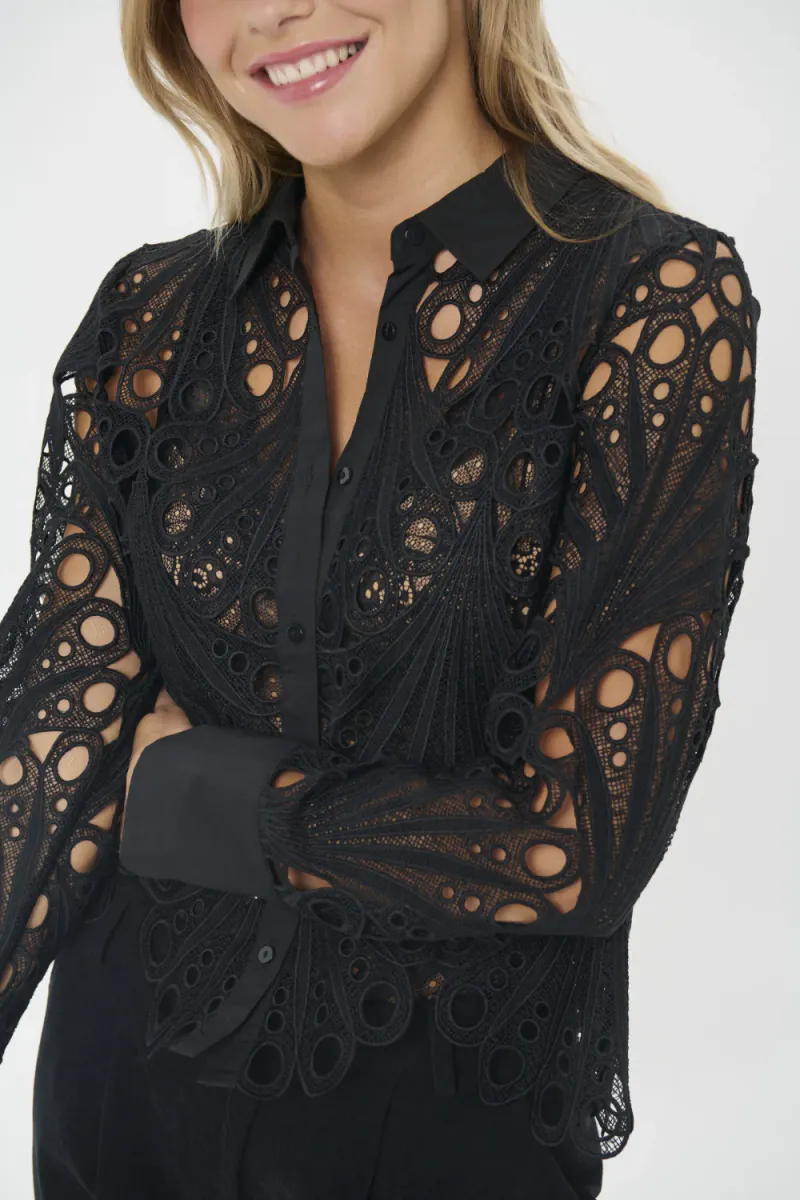 Jilianna Shirt, Black