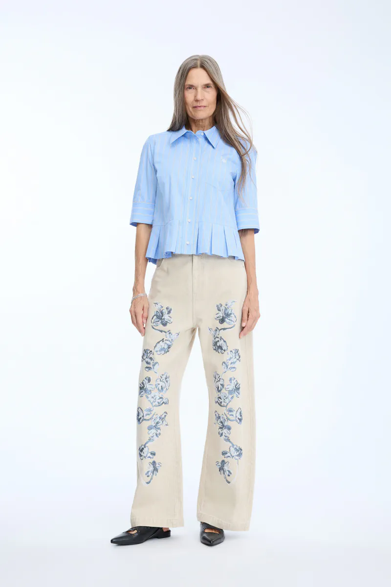 Nuria, Stripe Blue