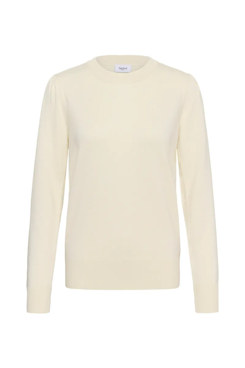 Mila LS Pullover, Seedpearl Melange