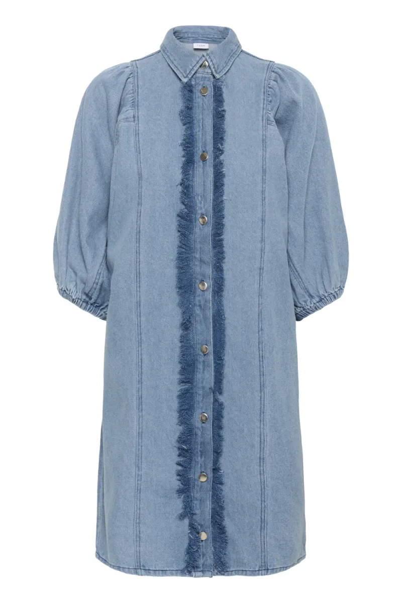 Othilde Dress, Light Blue Denim