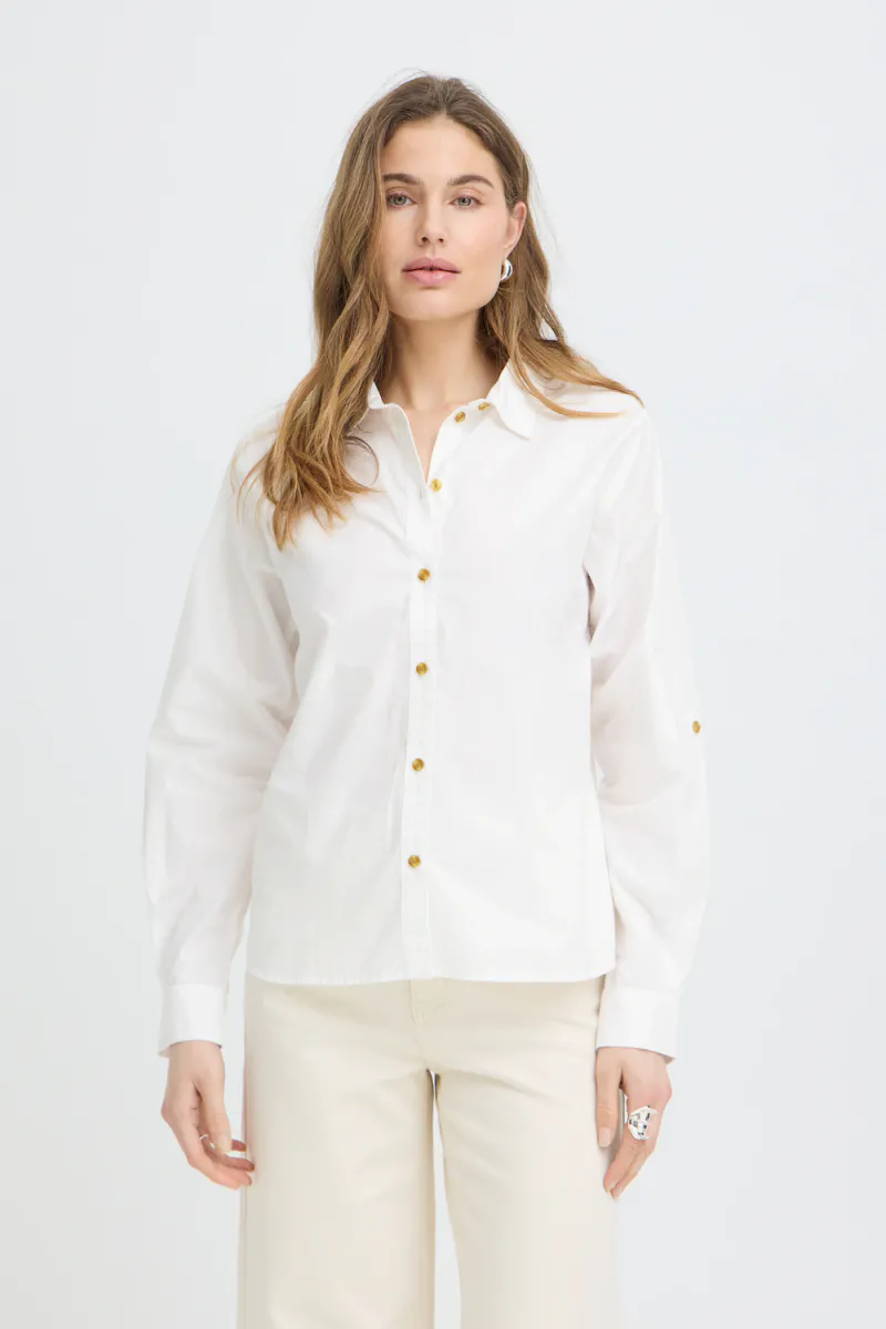 Cleo LS Shirt, Bright White